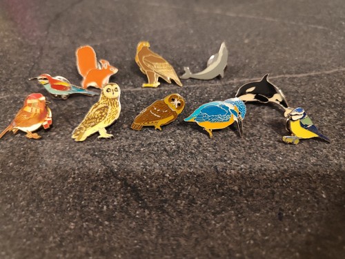 Rspb wildlife pin - wildlife,