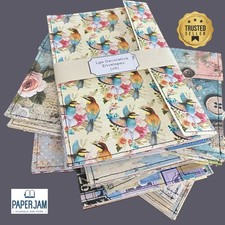 6 Lg Handmade Stitched & Lined