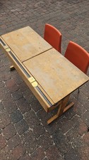 Vintage double wooden - vintage, school