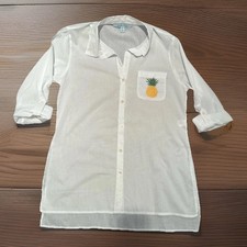 White Long Shirt Cotton Voile