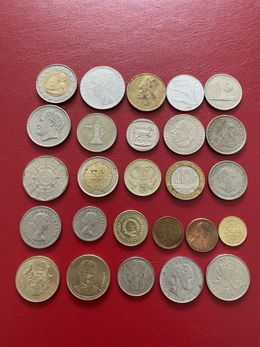 World coins mixed - world,