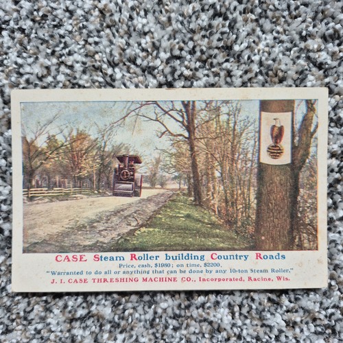 Old postcard case steam - postcard,