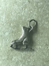 Ice Skating Boot Pendant Charm Sterling Silver 925 VGC Free P&P