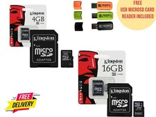 MicroSD Card 4GB 16GB Kingston