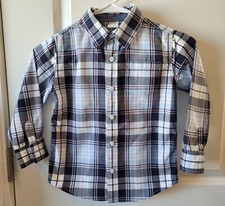 Gymboree 2015 Bike Brigade LS Button Down Shirt sz 4T