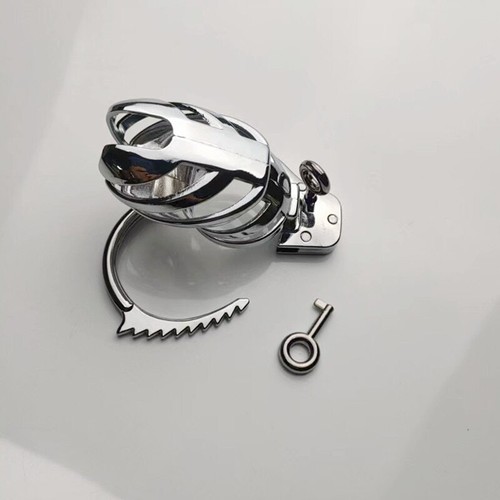 Adjustable metal male - male, chastity