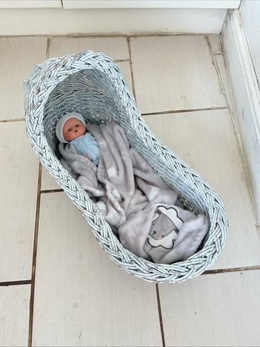 Dolls crib wicker - dolls,