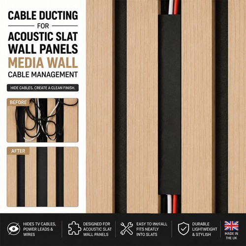 Cable ducting for acoustic - ducting,