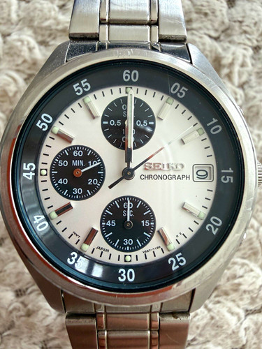 Seiko v657 719b chronograph - seiko,