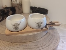 Highland Cow Serving Tapas