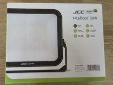 JCC Lighting Niteflood LED Floodlight 50W IP65 4000K 5600lm Black outside light 