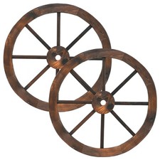 2 Pieces Rustic 60cm Wood