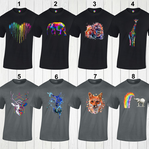 Animal design mens shirts - t,