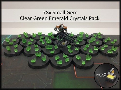Small gem clear - 78, green