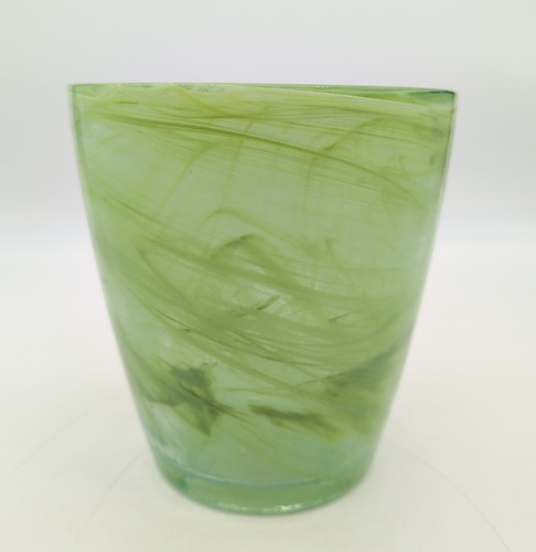 Art glass plant pot - glass,