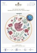 DMC Folk Bird Cross Stitch Kit