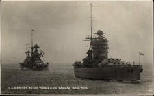 BRITISH NAVY BATTLESHIPS HMS