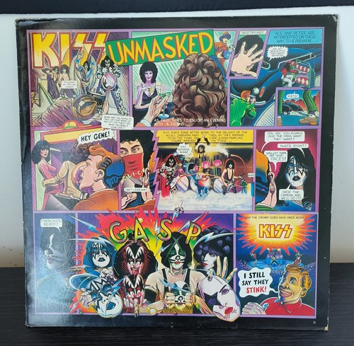 Kiss unmasked first - unmasked, press