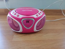 PrettyPink Boombox Portable CD