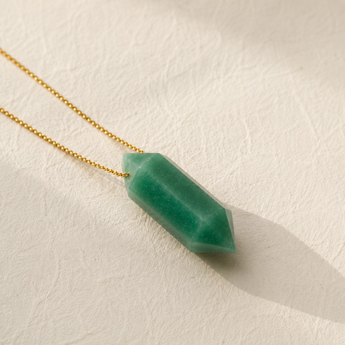 Natural green aventurine - natural,