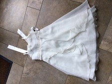 Girls ivory occasion dress/conformation /Flower Girl  Age6 Years By Debenhams