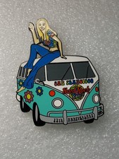 Hard Rock Cafe Hippy Bus Girl Pin 17th Anniversary San Francisco.