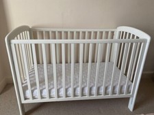 Cot John Lewis Anna full-size white almost perfect condition