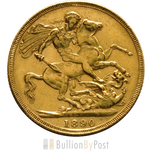 1890 gold sovereign victoria - -,