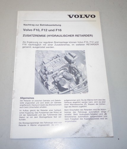 Operating manual volvo truck - manual,