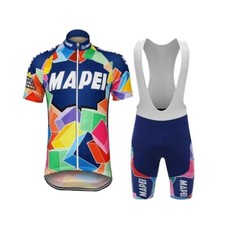 Retro Mens Mapei Cycling Short