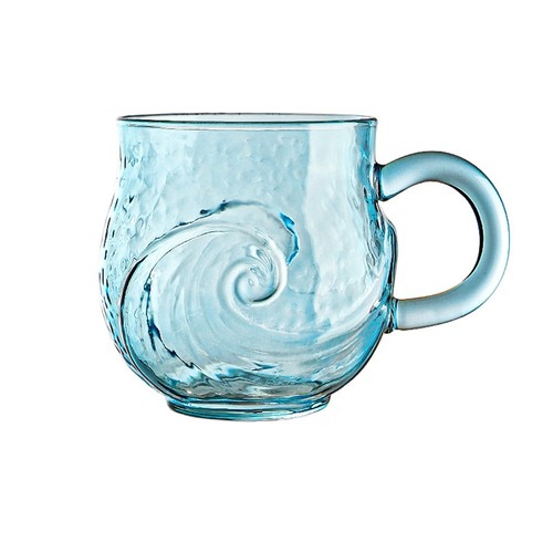 Portable sea glass wave - wave, mug