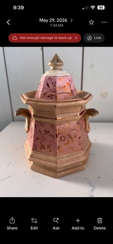 Ironstone pink lusterware - pink,