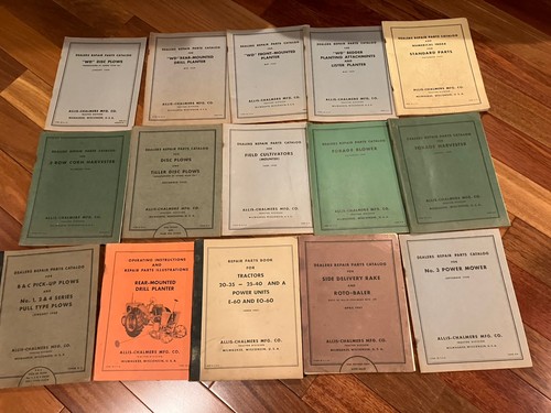 Vtg lot 1949 - , allis-chalmers