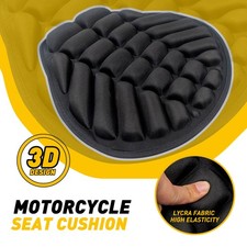 3D Motorcycle Seat Pad Motorbike Cover Universal Comfort Air Cushion Gel Durable