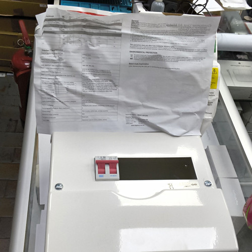 Metal distribution board - db,