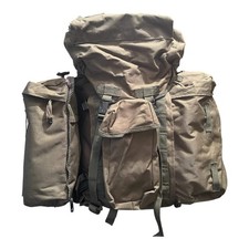 Webtex 100ltr bergen PLCE 100ltr olive with side pouches rucksack backpack