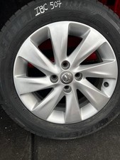2015-19 VAUXHALL CORSA E 16" INCH 4 STUD SILVER ALLOY WHEEL 185/65R15 ibc507