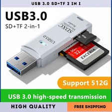 2 in 1 USB 3.0 Card Reader