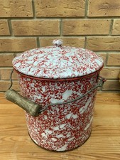 Vintage Red & White Mottled