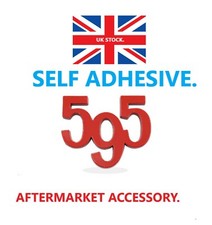 ABARTH 595 RED ALLOY Badge