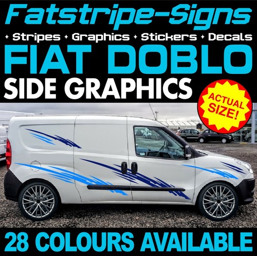 Fits fiat doblo stripes - fits,