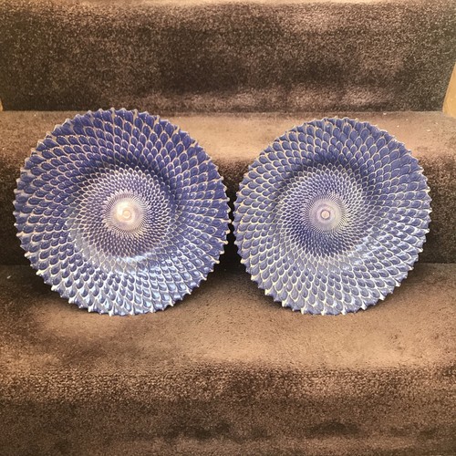 Blue art deco large - blue,