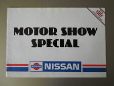 NISSAN RANGE 1984 UK Mkt Sales Brochure  Micra Cherry Stanza Silvia 300ZX Patrol