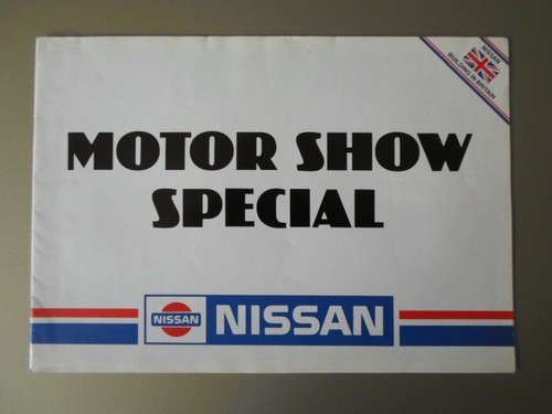 Nissan range 1984 mkt sales - uk,