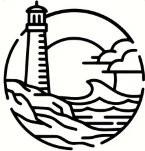 Coastline lighthouse rocks - coastline,