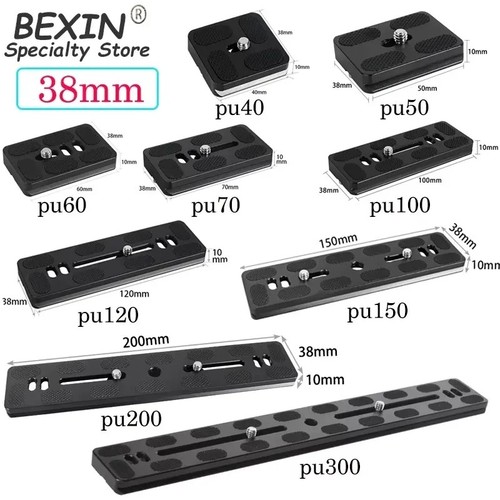 Quick release plate - release, 38mm