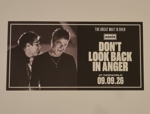 Oasis 2026 don look back - look, in