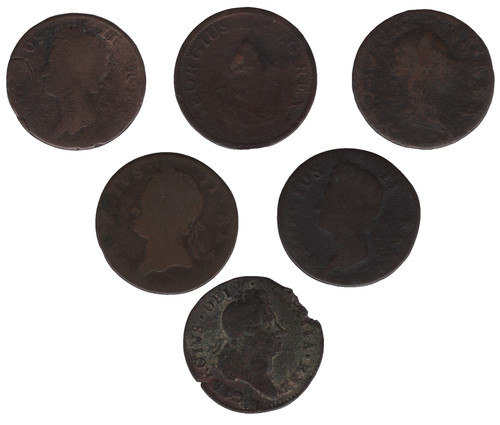 Ireland halfpenny coins - ireland, –