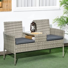  2-Seater PE Rattan