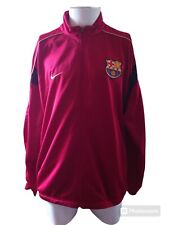Vintage Nike FC Barcelona Maroon track Jacket - X Large Y2k